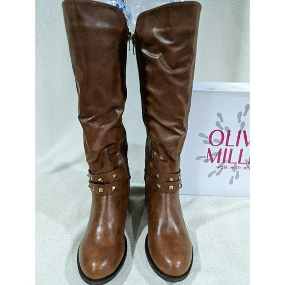 OLIVIA MILLER Valentina Riding Boot Size 7 - Picture 3 of 6
